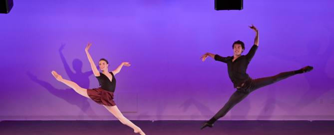 NYCB dancers Shelby Mann and Mackenzie Soares at Jacques' Art Nest, Nov 10, 2025