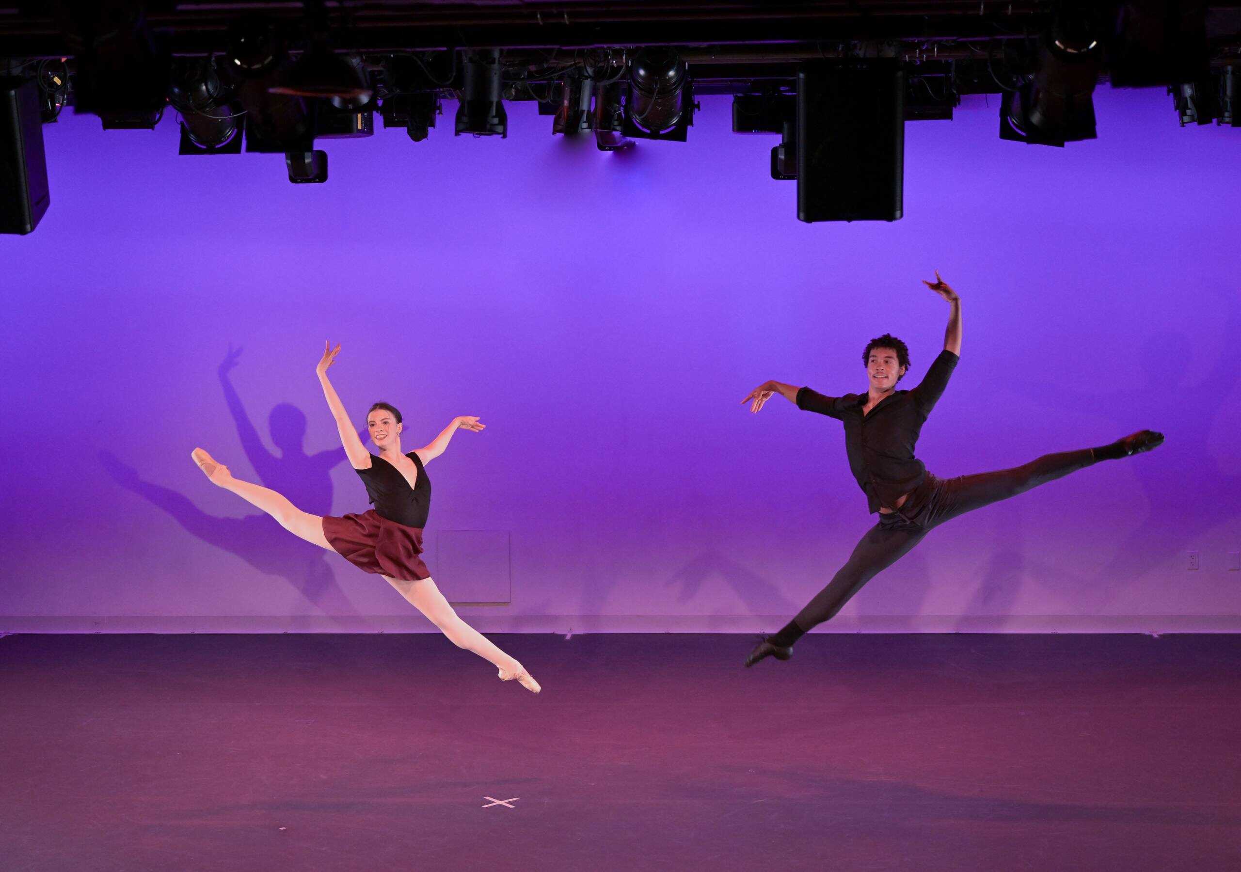 NYCB dancers Shelby Mann and Mackenzie Soares at Jacques' Art Nest, Nov 10, 2025